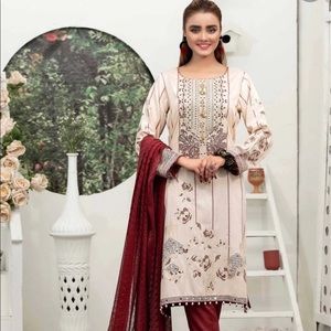 New 3 piece tawakal salwarkameez xl